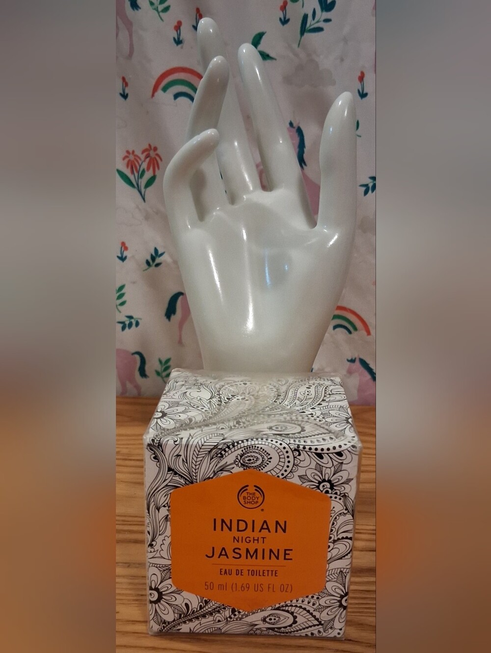 NIB RARE Discontinued The Body Shop Indian Night Jasmine Perfume Fragrance 50ml